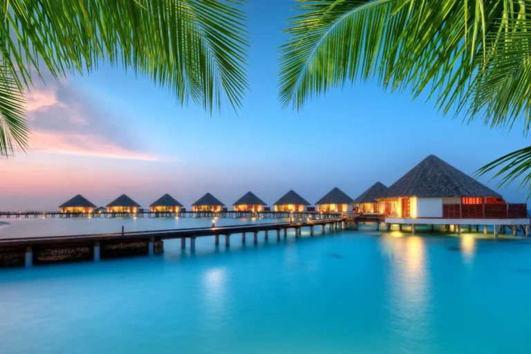 Maldives water villas